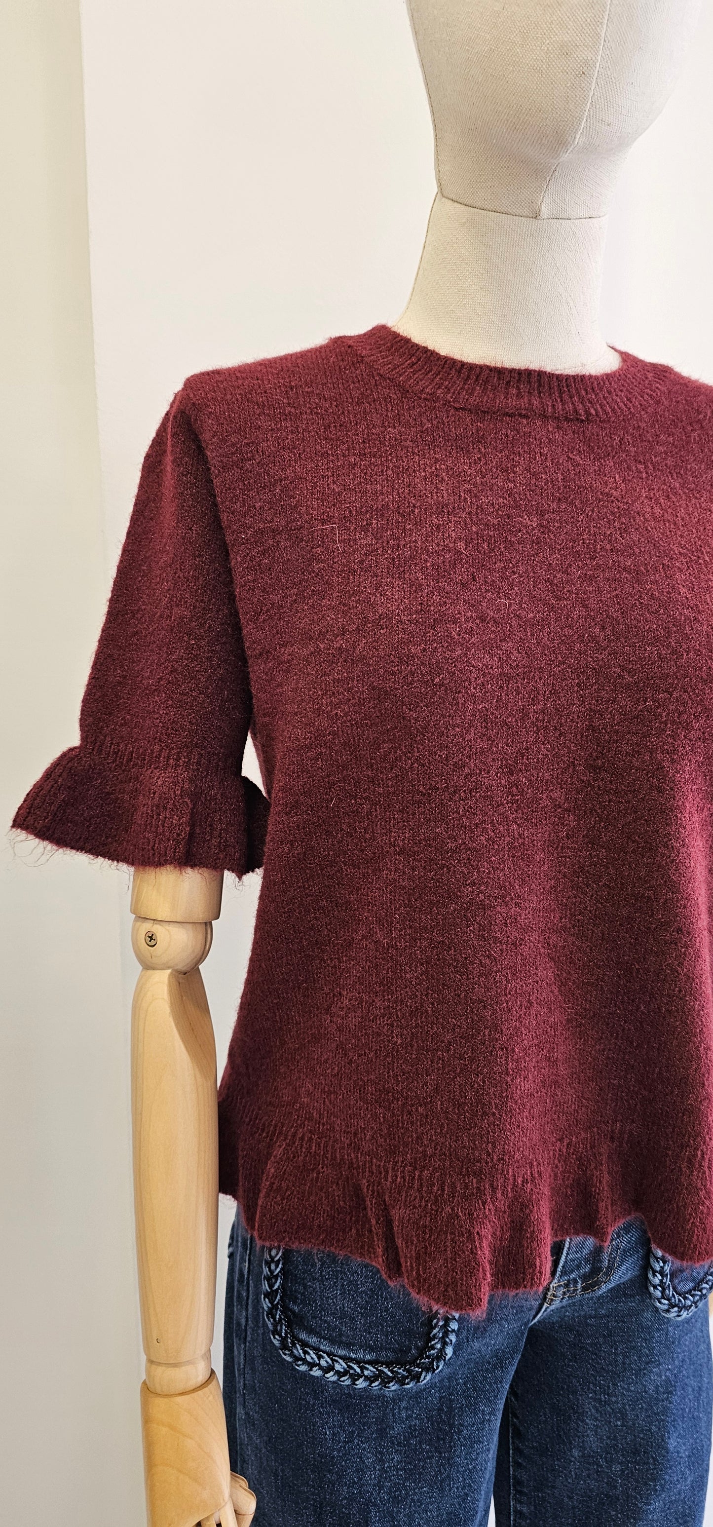 JERSEY VOLANTE BURDEOS