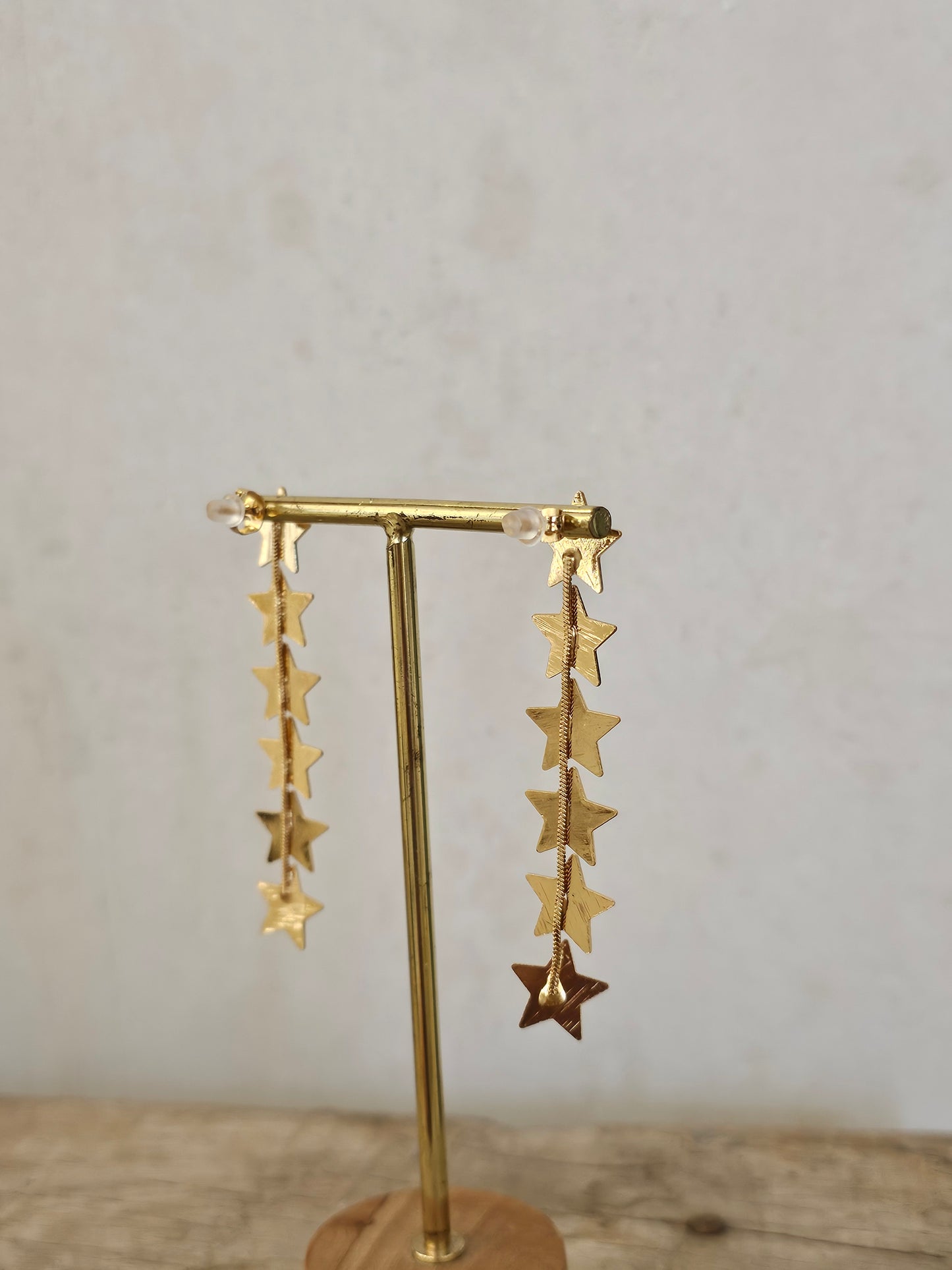 PENDIENTE ESTRELLA DORADA
