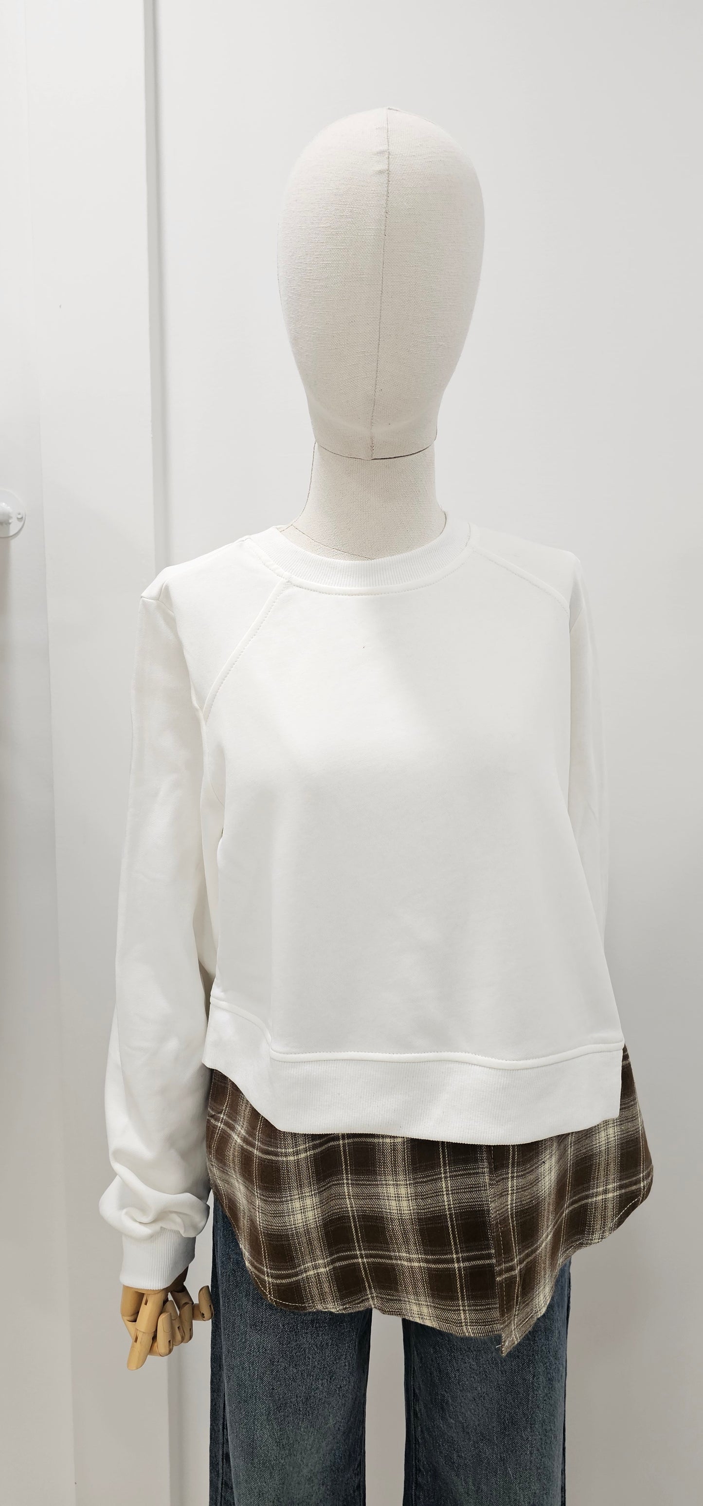 SUDADERA BLANCA