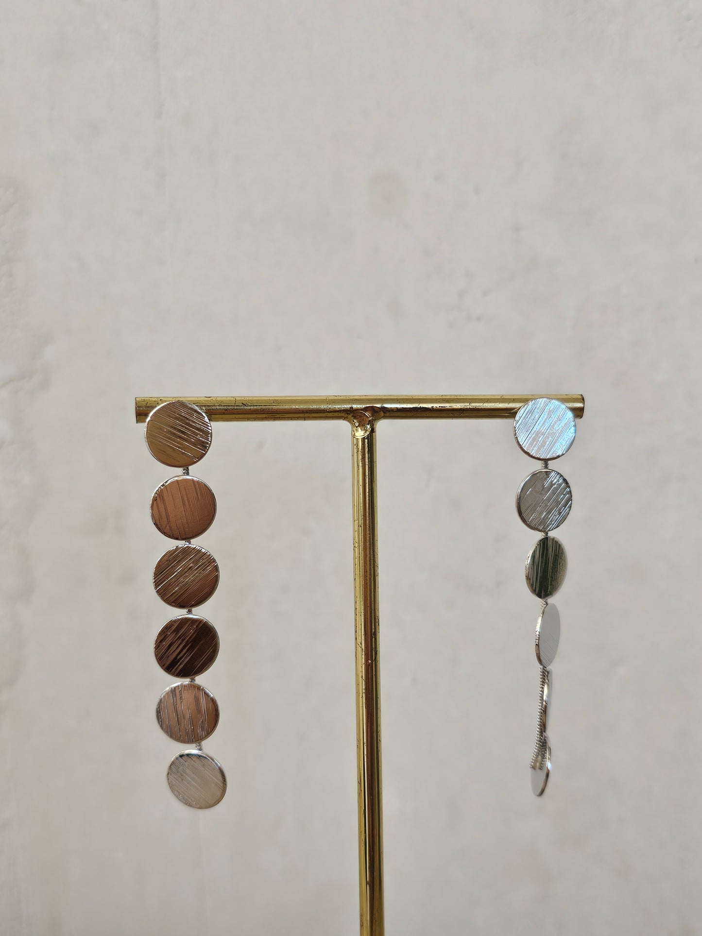 PENDIENTE CIRCULO PLATA