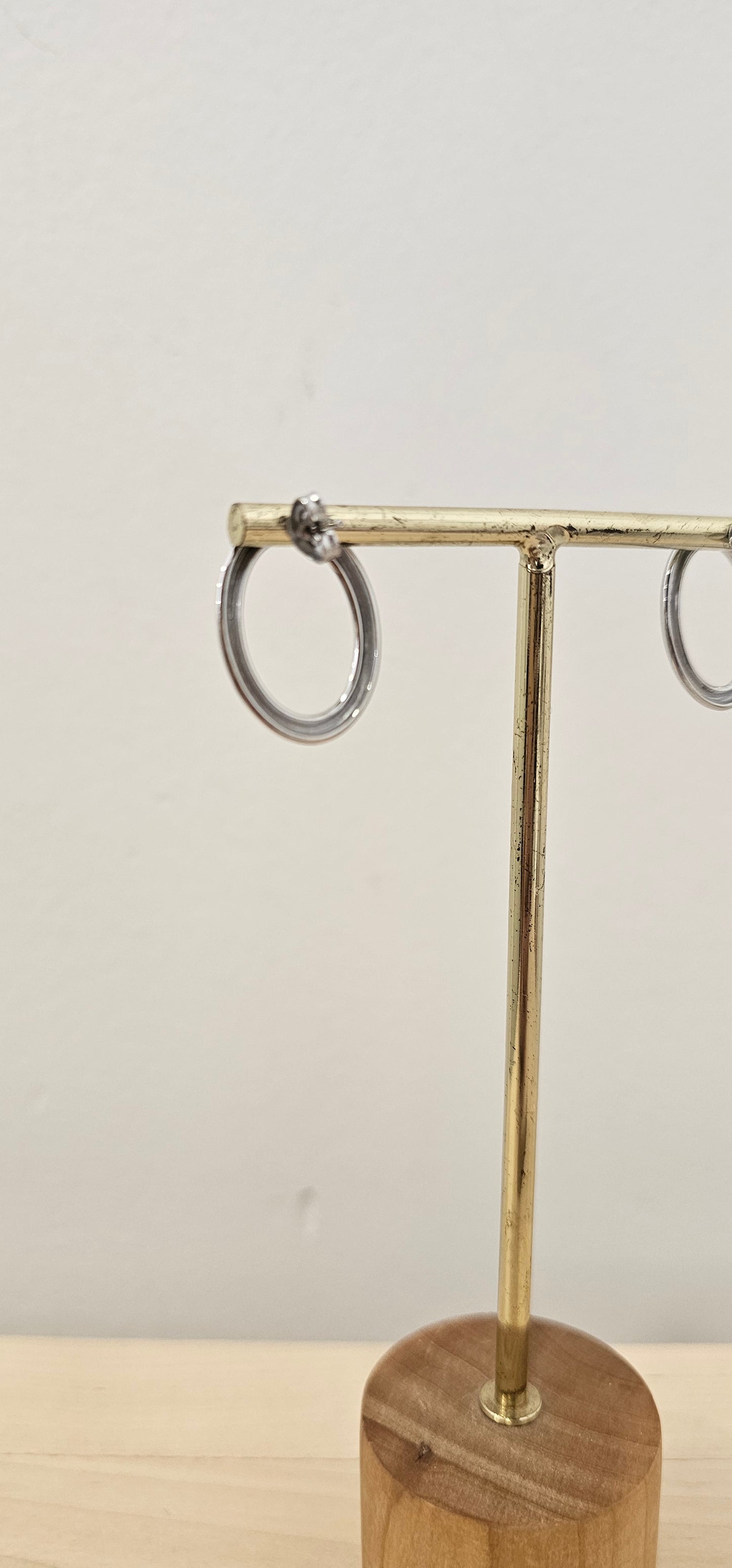 PENDIENTES CIRCULAR PLATA