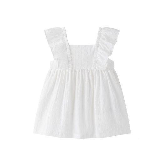 VESTIDO PLUMETI BLANCO