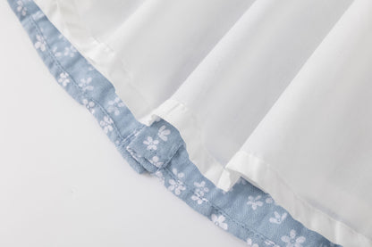 VESTIDO FLOR AZUL