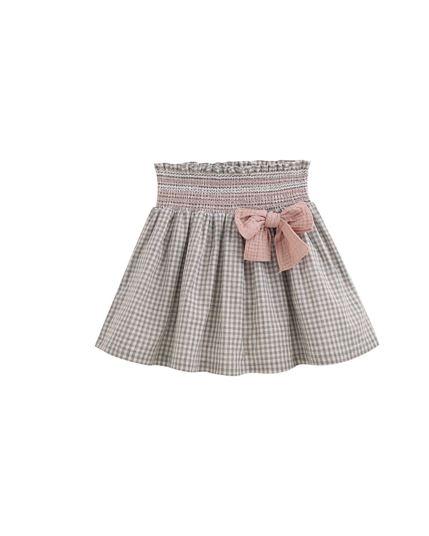 FALDA VICHY GRIS