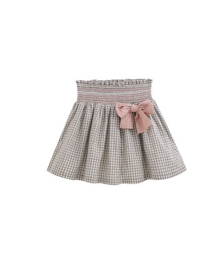 FALDA VICHY GRIS