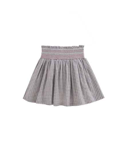 FALDA VICHY GRIS