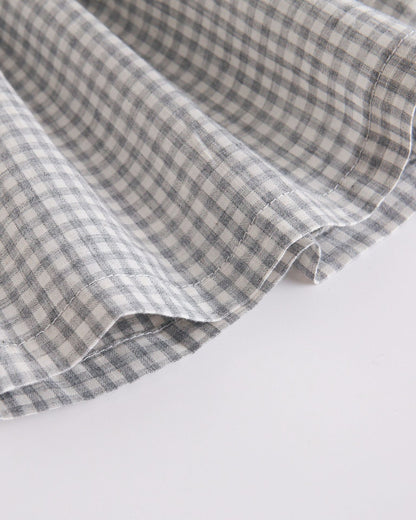 FALDA VICHY GRIS