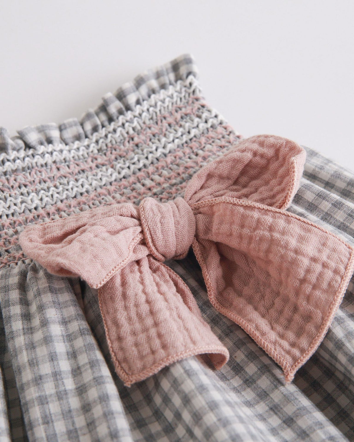 FALDA VICHY GRIS