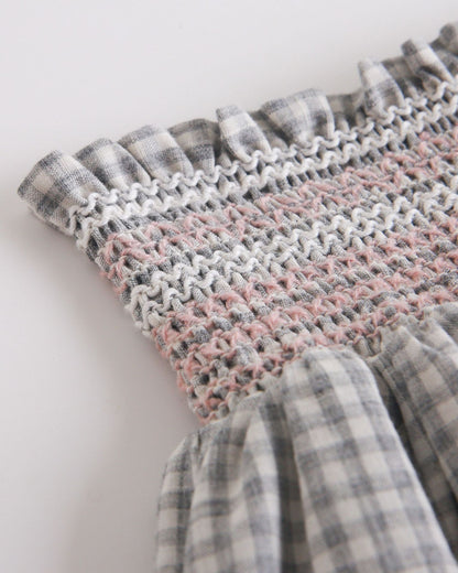 FALDA VICHY GRIS