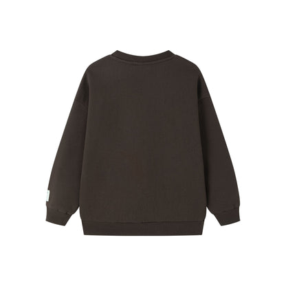 SUDADERA  SKATE MARRÓN