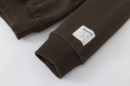SUDADERA  SKATE MARRÓN