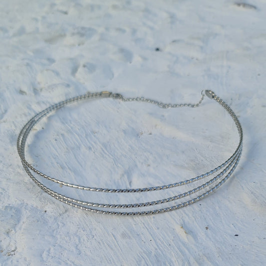 CHOKER NAPOLES PLATA