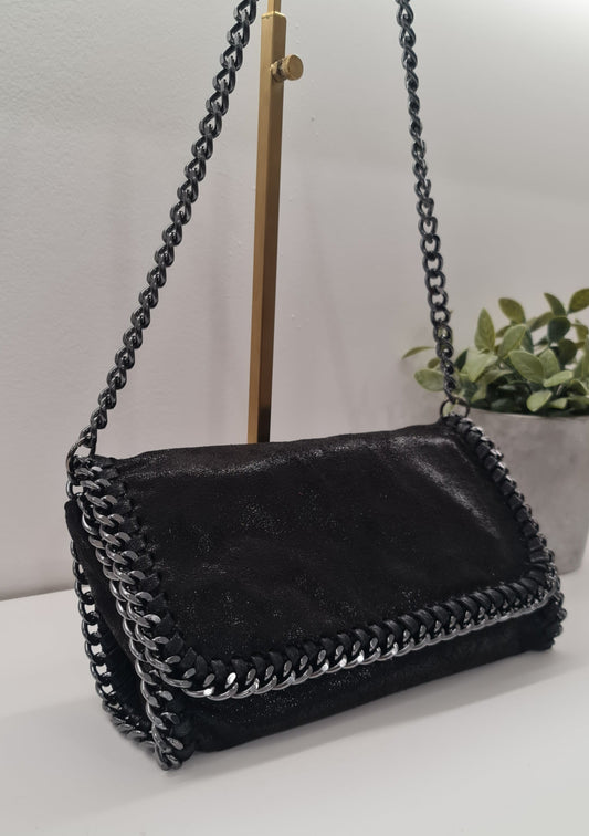 BOLSO METÁLICO NEGRO