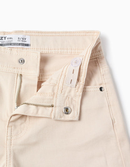 PANTALÓN WIDE LEG BEIGE