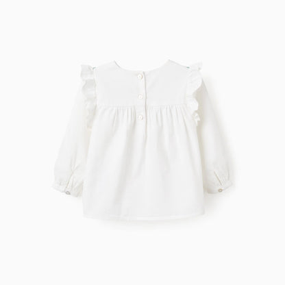 CAMISA FLOR BORDADA