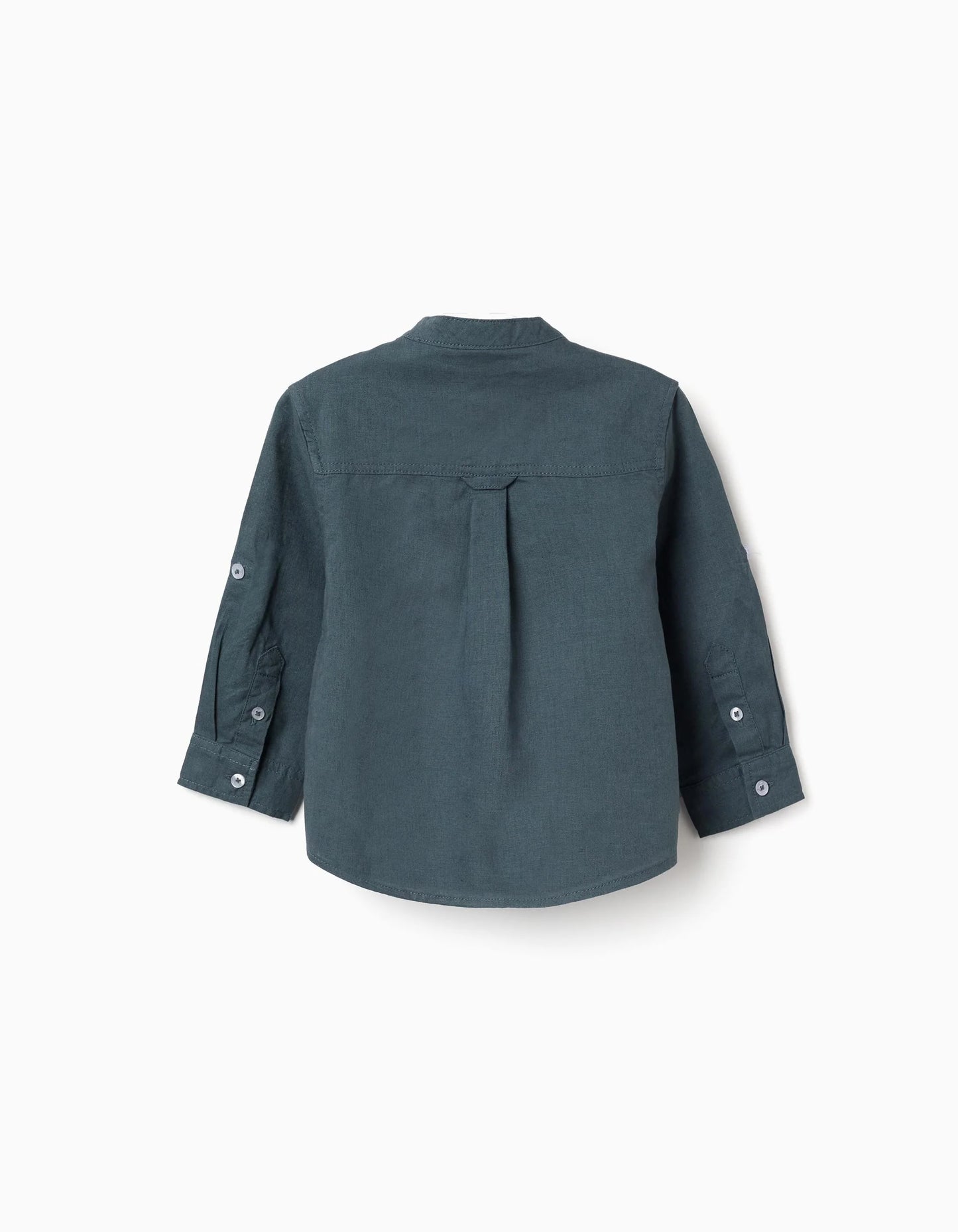 CAMISA LINO BEBE PETRÓLEO
