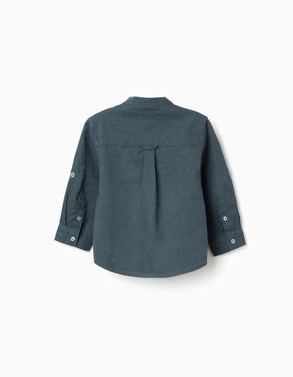 CAMISA LINO BEBE PETRÓLEO