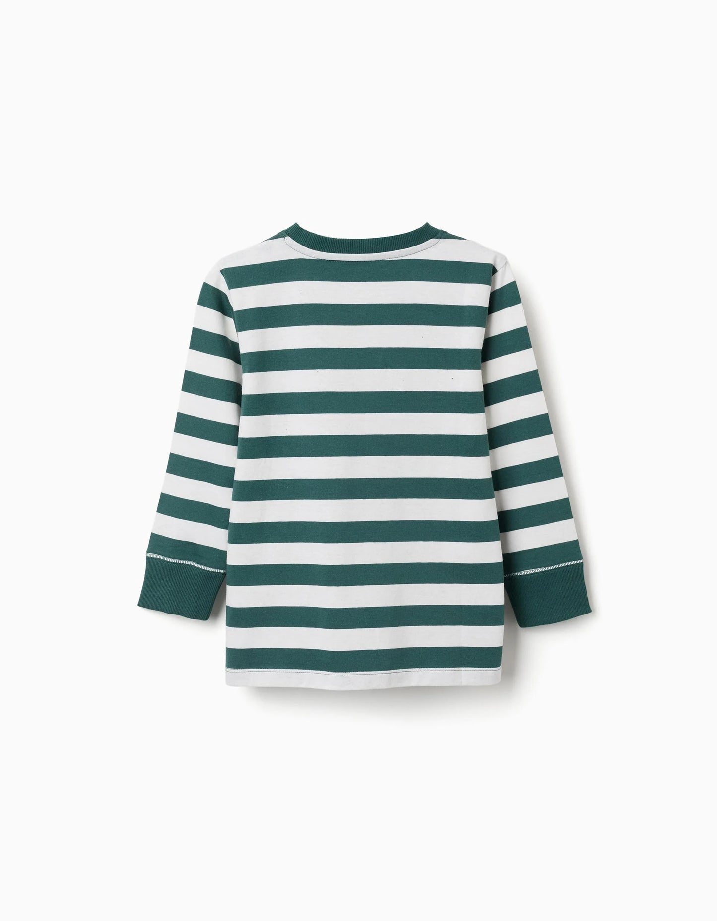 CAMISETA VERDE RAYAS
