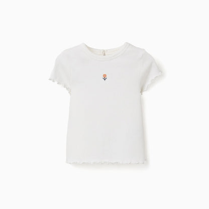 CAMISETA BEBE FLOR