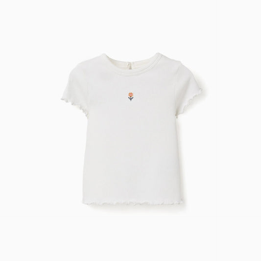 CAMISETA BEBE FLOR