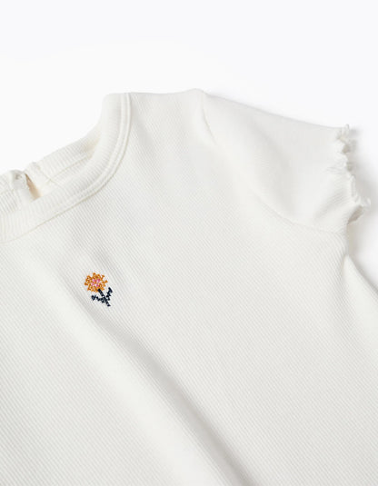 CAMISETA BEBE FLOR
