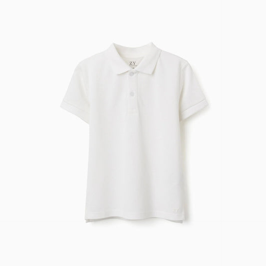 POLO BLANCO NIÑO