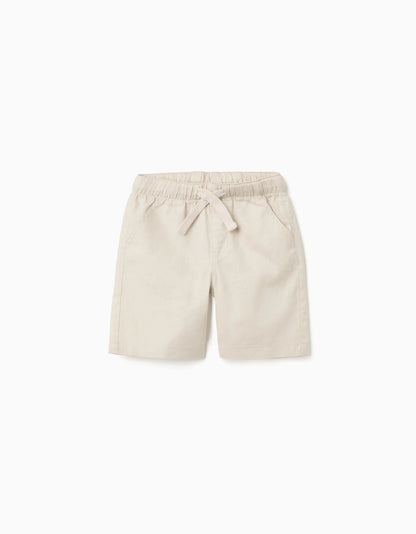 BERMUDAS LINO BEIGE