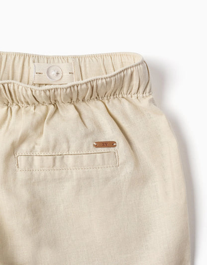 BERMUDAS LINO BEIGE
