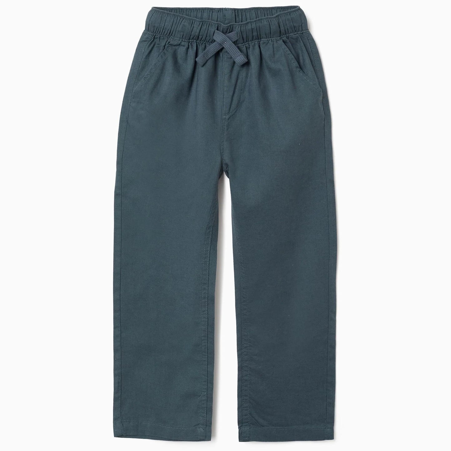 PANTALÓN LINO PETRÓLEO