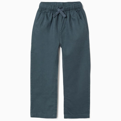 PANTALÓN LINO PETRÓLEO