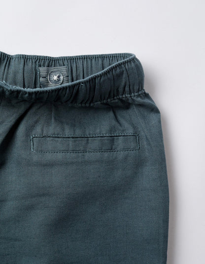 PANTALÓN LINO PETRÓLEO