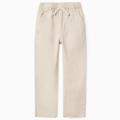 PANTALÓN LINO BEIGE