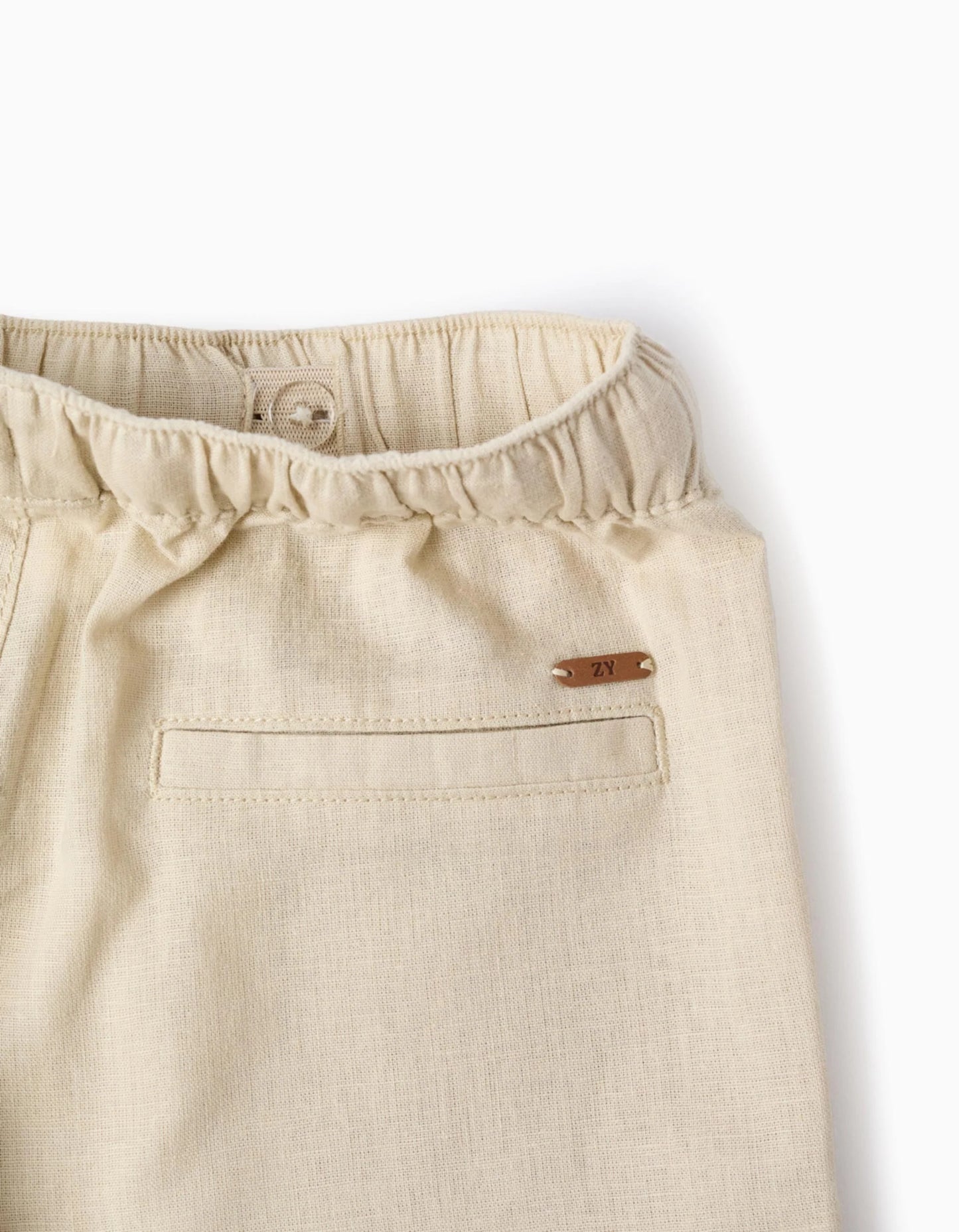 PANTALÓN LINO BEIGE
