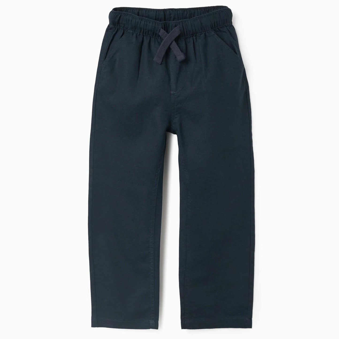PANTALÓN LINO MARINO