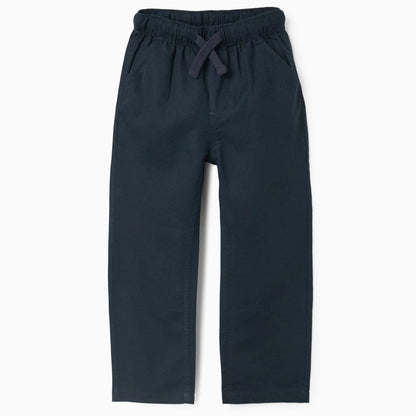 PANTALÓN LINO MARINO