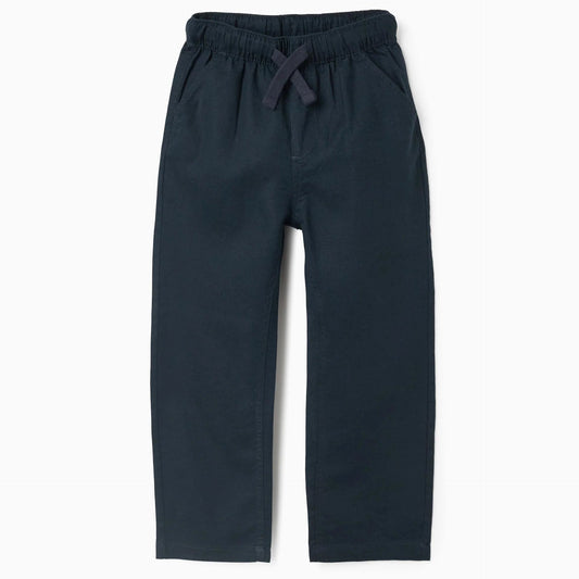 PANTALÓN LINO MARINO