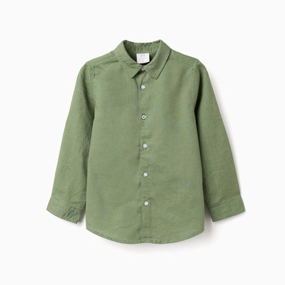 CAMISA LINO VERDE