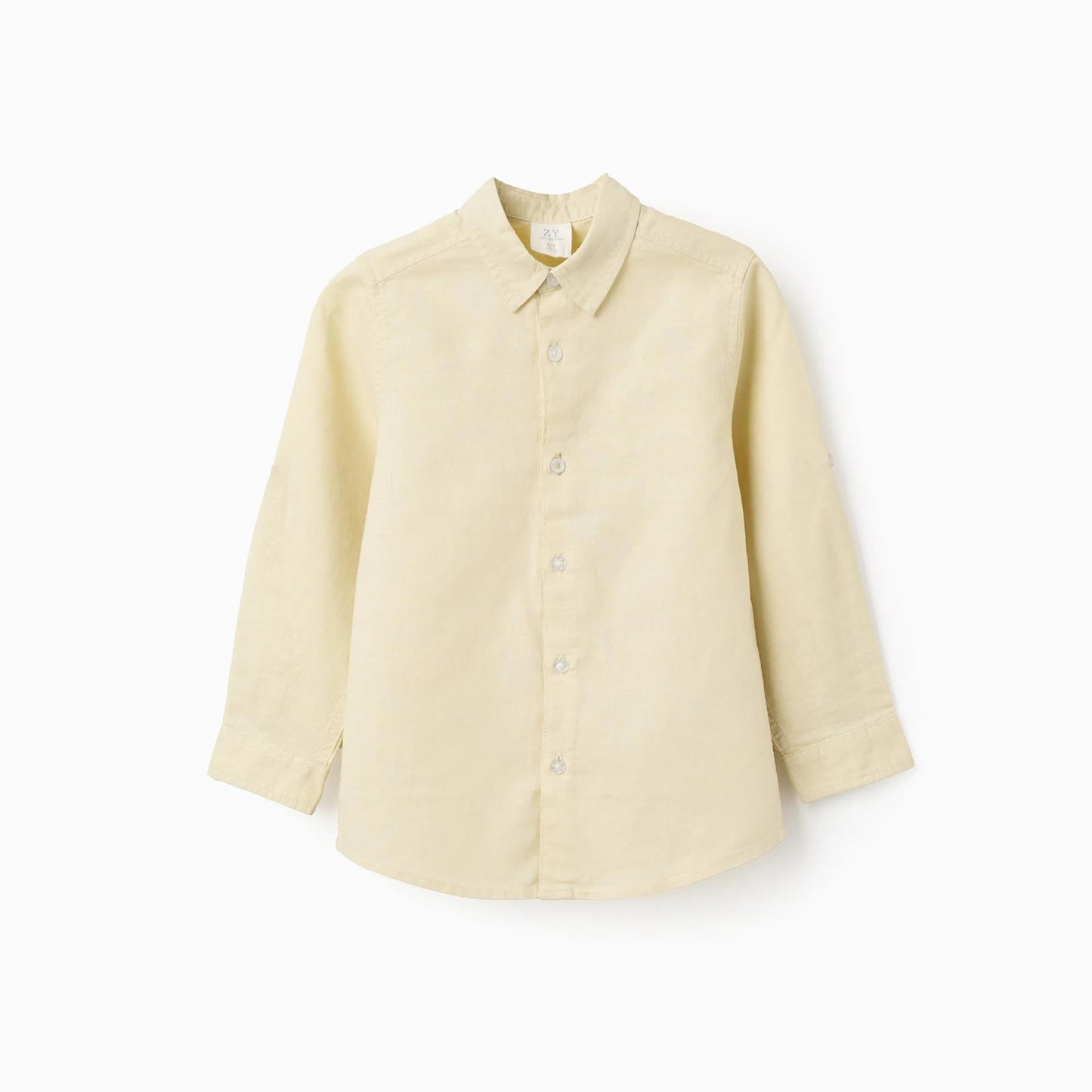 CAMISA LINO AMARILLO