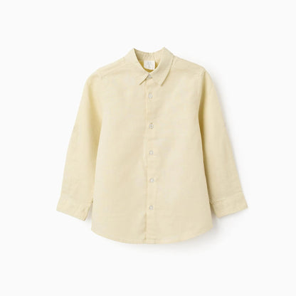 CAMISA LINO AMARILLO