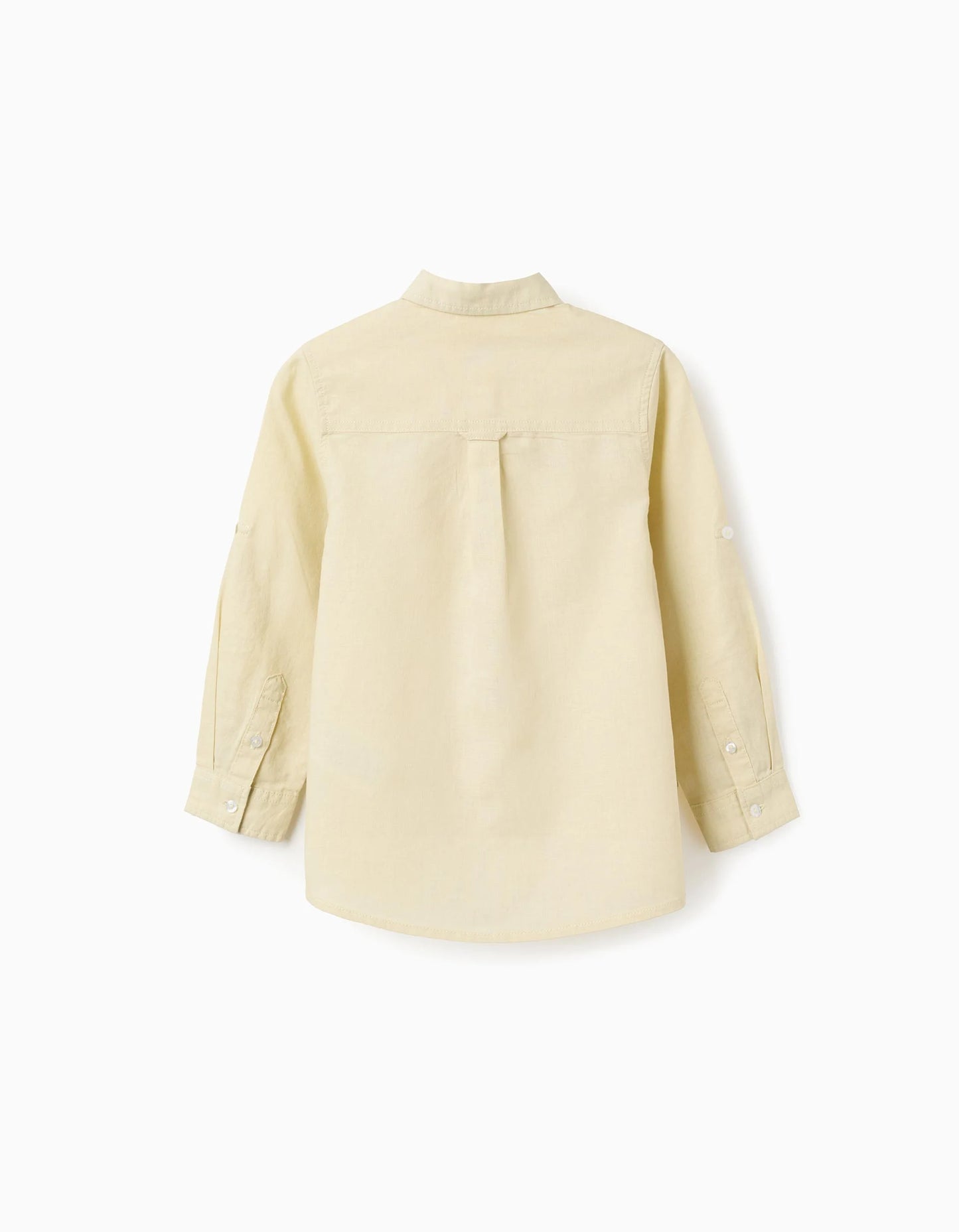CAMISA LINO AMARILLO