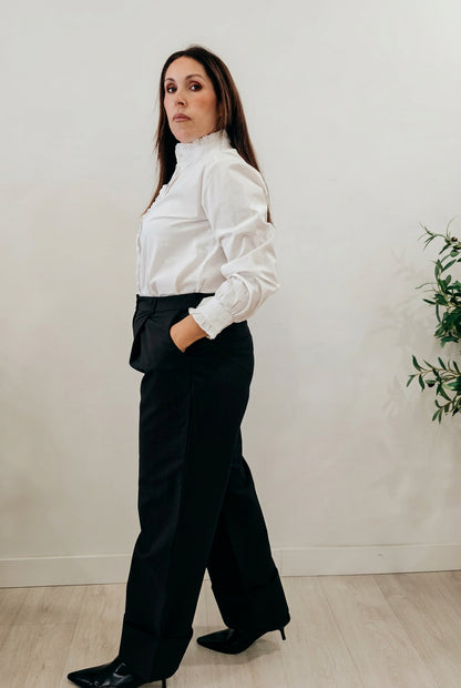 PANTALÓN VUELTA NEGRO