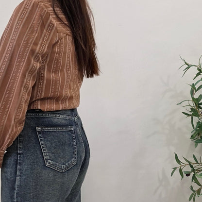 CAMISA NAVAJO AVELLANA