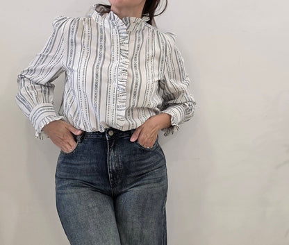 CAMISA NAVAJO BLANCO