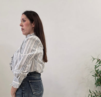 CAMISA NAVAJO BLANCO