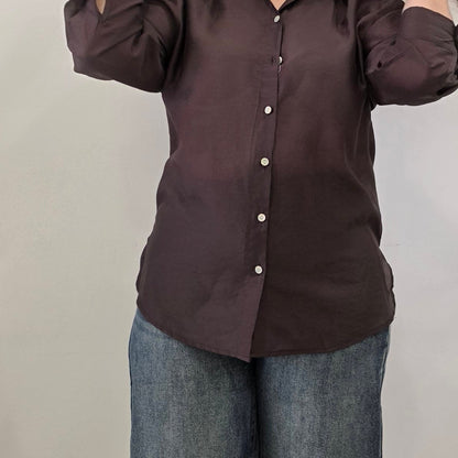CAMISA ISABEL CHOCOLATE