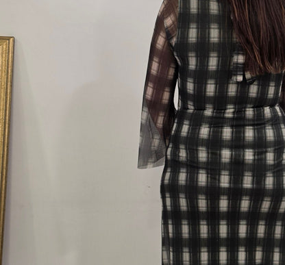 VESTIDO LAZO VERDE