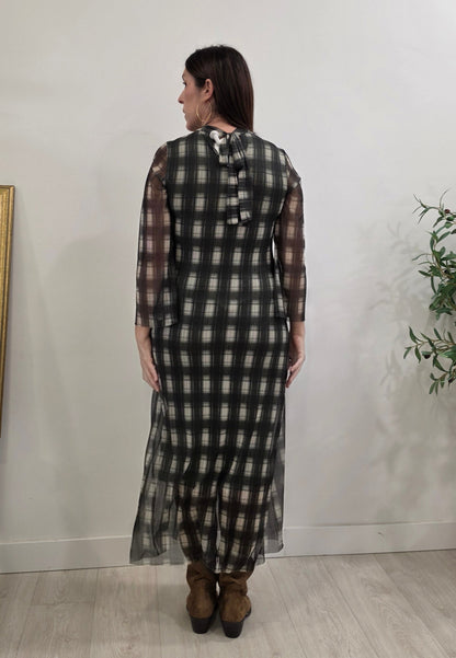 VESTIDO LAZO VERDE