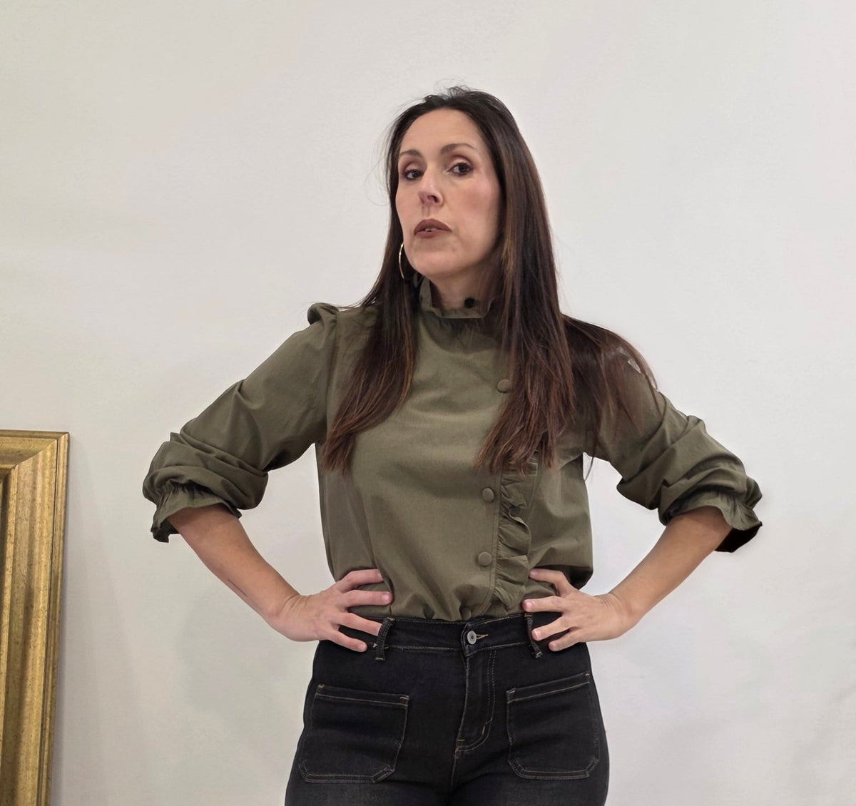 CAMISA SEPTIEMBRE CAQUI