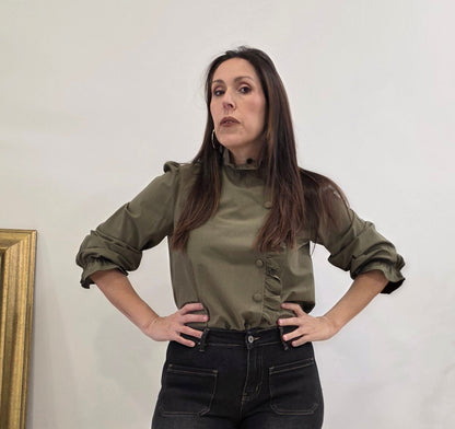 CAMISA SEPTIEMBRE CAQUI