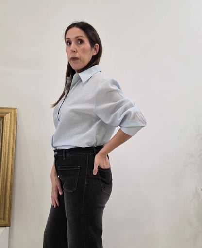 CAMISA ISABEL CELESTE